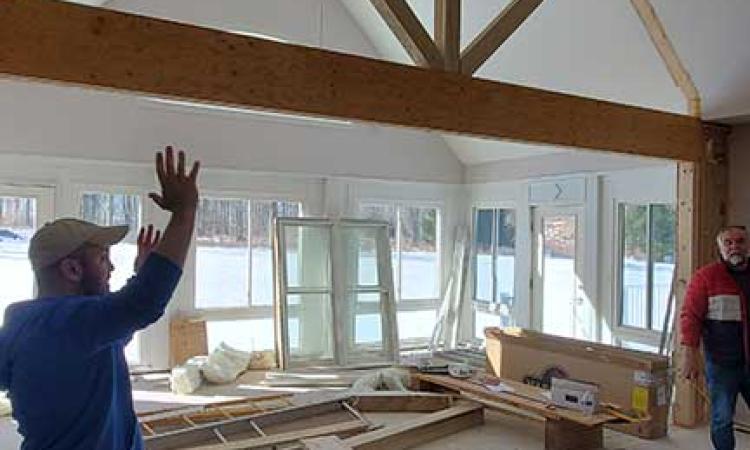PA house renovation-attic