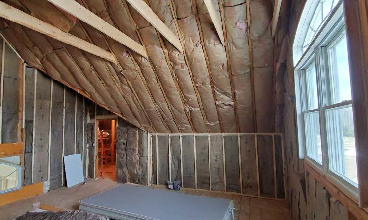 PA house renovation-attic