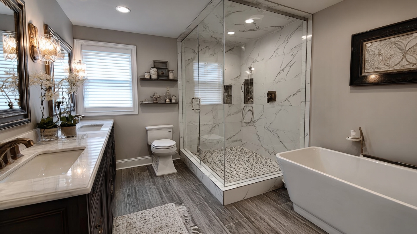 nice modern bathroom fully remodeled