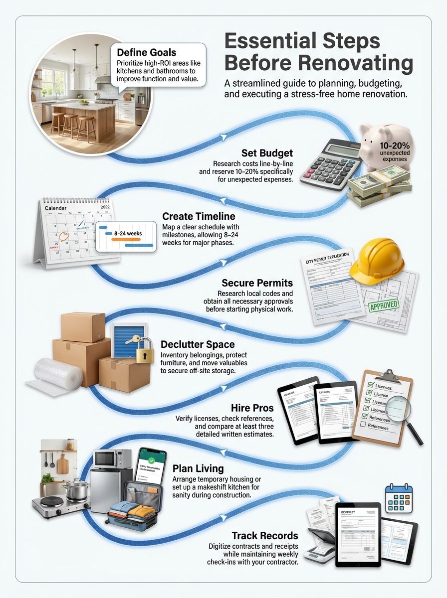 Essential Steps To Take Before Starting Your Home Renovation Essential Steps To Take Before Starting Your Home Renovation