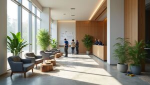 Fully renovated large lobby