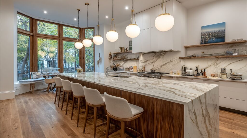 A full private modern luxury house renovation in progress in NYC