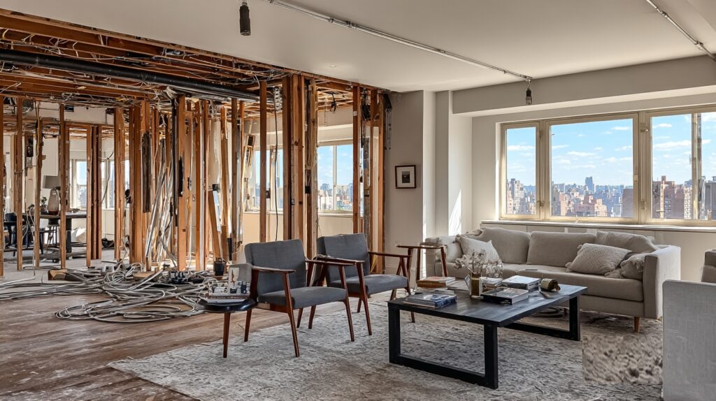 Full gut home renovation in Midtown Manhattan