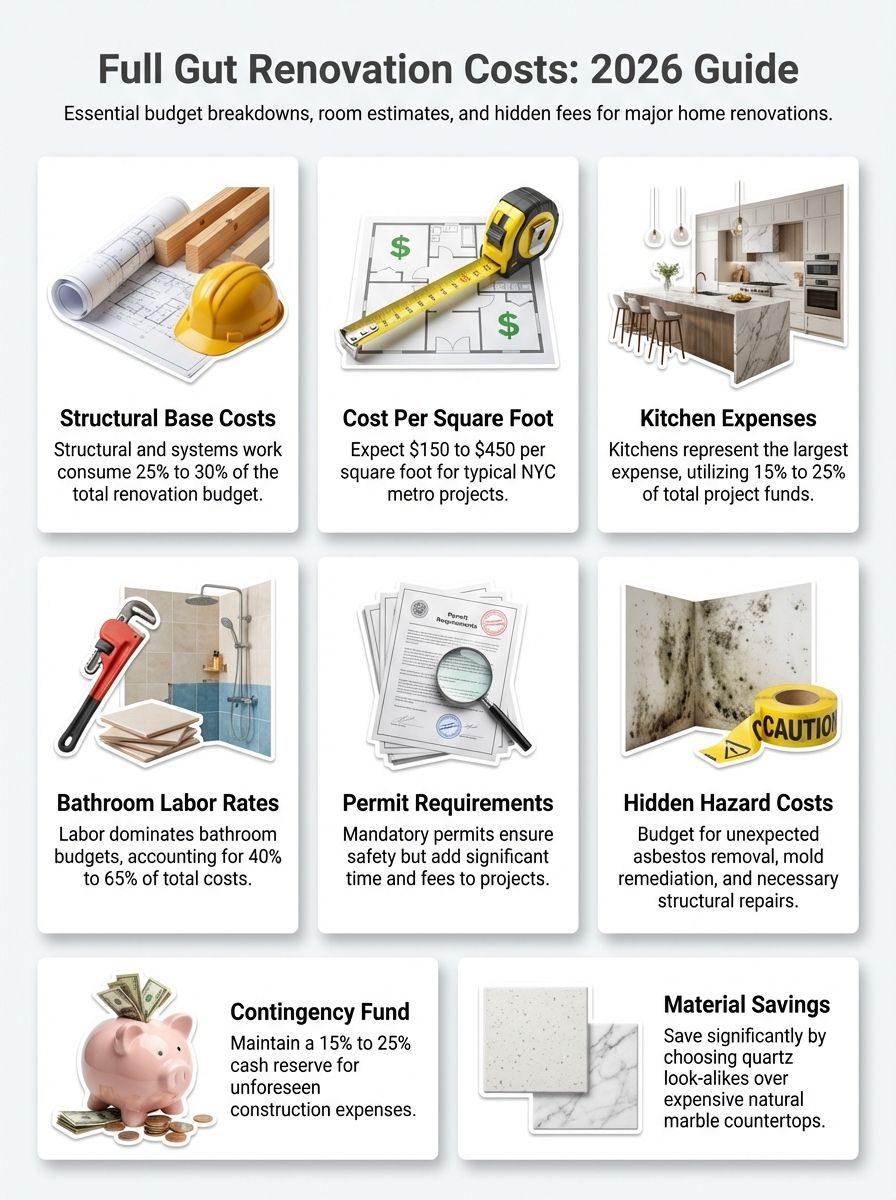 Full Gut Renovation Cost: What Homeowners Should Expect In 2026