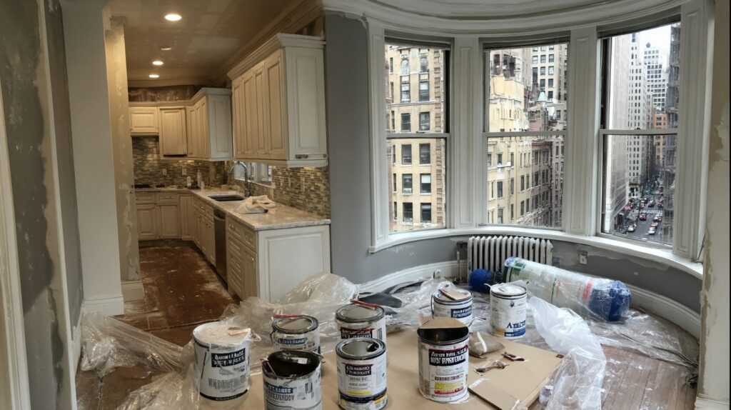 Manhattan kitchen renovation in progress