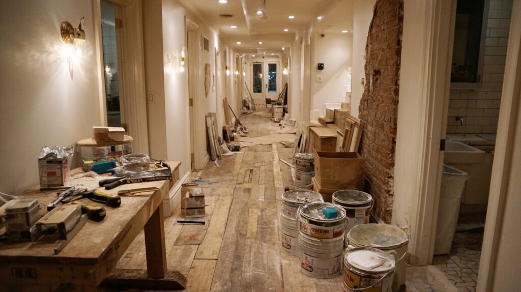 apartment renovation in the New York City metro area
