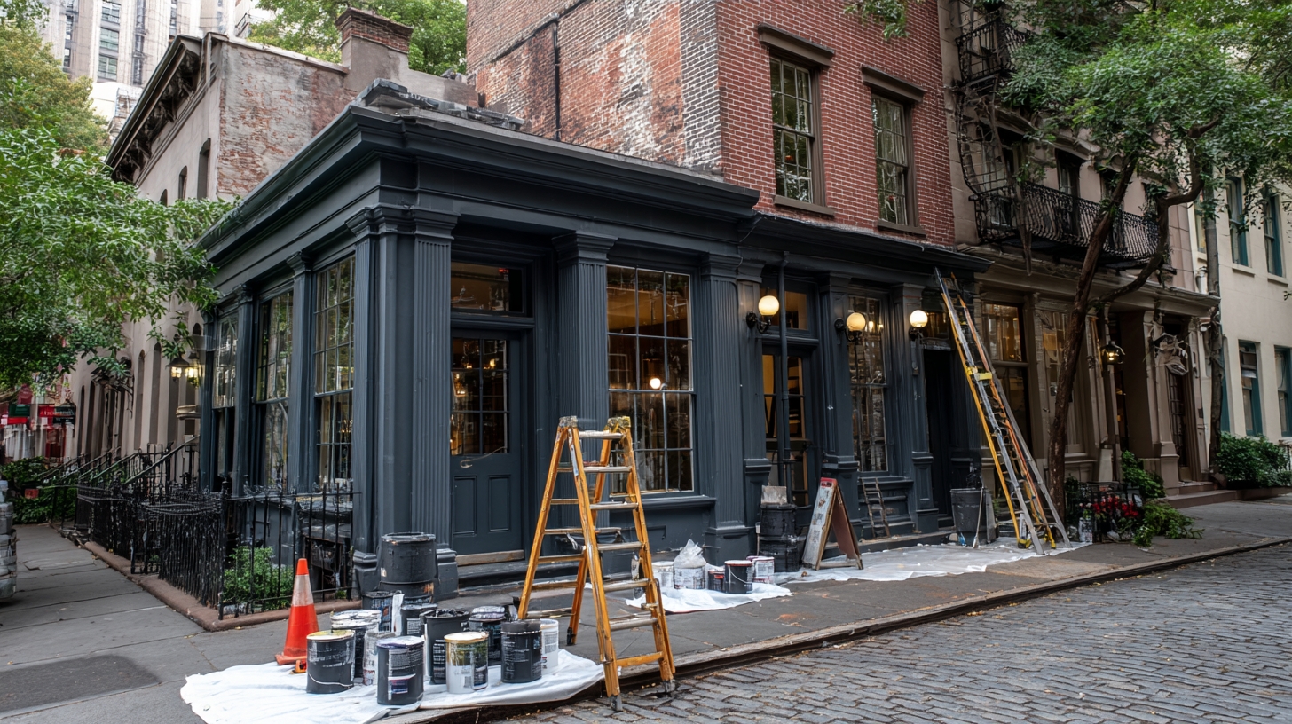 exterior painting contractor project in the New York City metro area