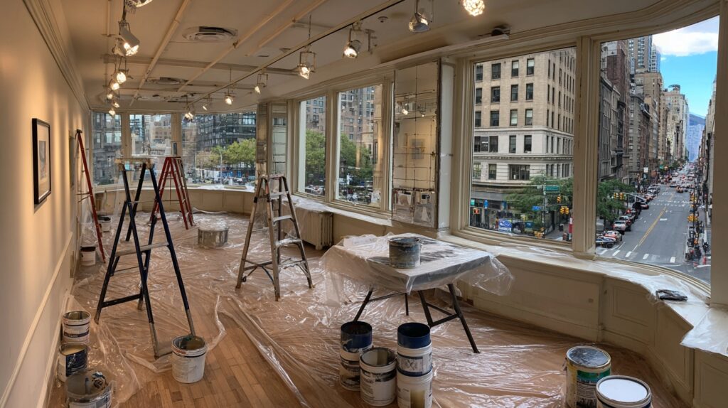 painting contractor project in the New York City metro area