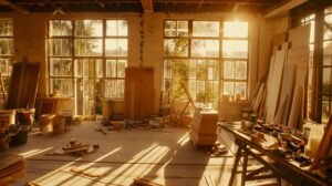 residential room addition project in the New York City old house