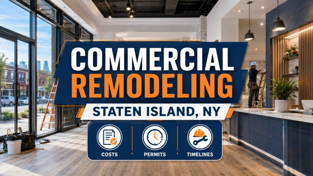 Commercial Remodeling in Staten Island infographics