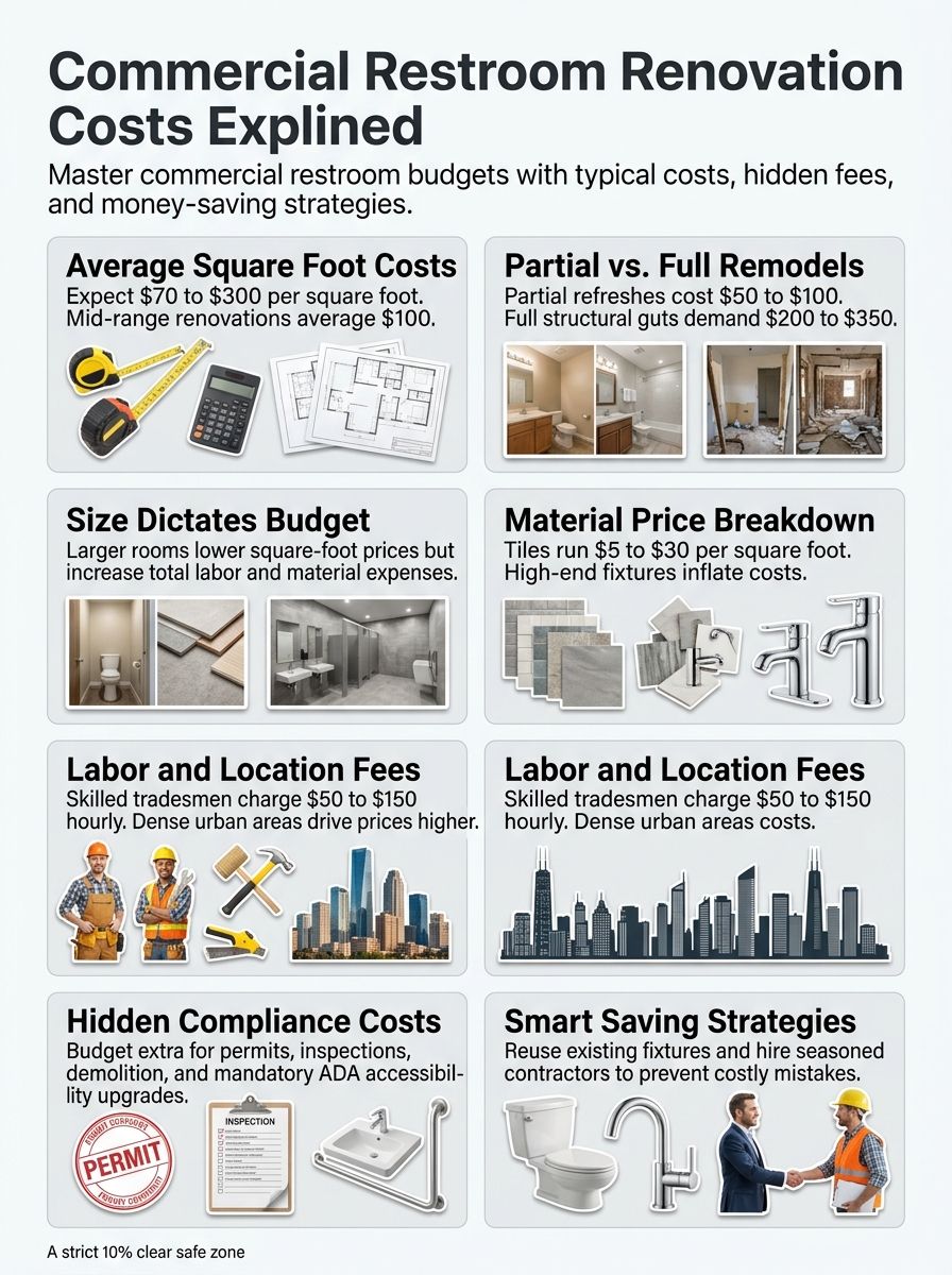 Understanding Commercial Restroom Renovation Cost Per Square Foot: A Comprehensive Guide